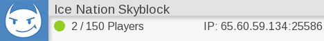 Ice Nation Skyblock! Ice Nation Skyblock!