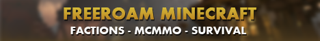 FreeRoam Survival [McMMO, Factions]