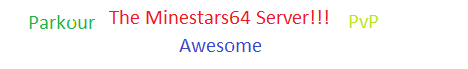 Minestars 64 server Minestars 64 server