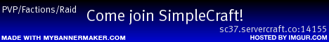 SimpleCraft [1.5.2] [Factions] [Raid]