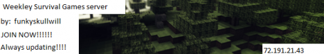 Weekly Survival Games server Weekly Survival Games server