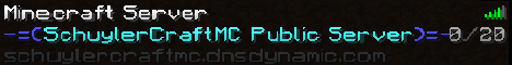 SchuylercraftMC Public server!! SchuylercraftMC Public server!!