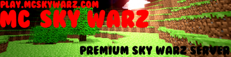 MC Sky Warz - Sky Wars - KitPvP Coming SOON!