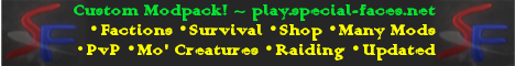 Special Faces Modpack Server! Special Faces Modpack Server!