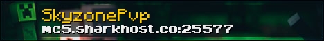 SkyzonePvP | PvP Server! SkyzonePvP | PvP Server!