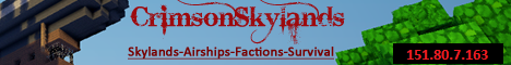 Minecraft 1.19.2 Vanilla Server - (CrimsonSkylands Legacy) Minecraft 1.19.2 Vanilla Server - (CrimsonSkylands Legacy)