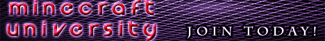 MineCraft University | JOIN TODAY! | VOTE Minecraft Server
