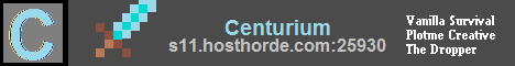 Centurium Survival Minecraft Server - APPS OPEN