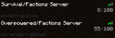 EnderNetwork - Semi Vanilla & Overpowered server
