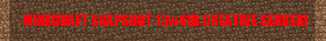 Reapinsimon's 13w41b creative server Reapinsimon's 13w41b creative server