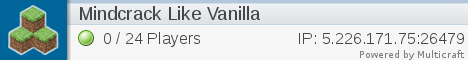 Vanilla Mindcrack like (Whitelisted!!)