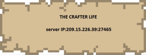 The Crafter Life server The Crafter Life server