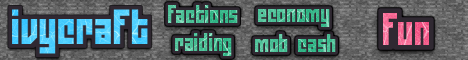 IvyCraft - OP Factions | mcMMO | Spells | PvP