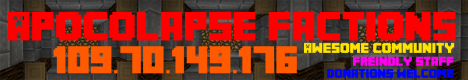 Apocalypse Faction Server Minecraft Server