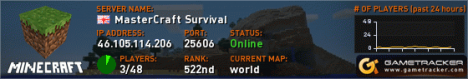 MasterCraft Survival Server [Survival/Factions/PvP]