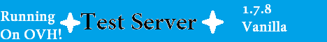 TEST VANILLA SERVER - Hosted on OVH