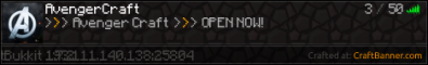 AvengerCraft 24/7|Hardcore Prison| Ranks AvengerCraft 24/7|Hardcore Prison| Ranks