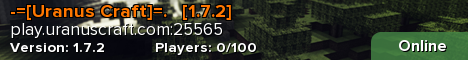 -==[Uranus Craft]==-   [1.7.9]