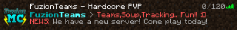 FuzionTeams | Hardcore Server FuzionTeams | Hardcore Server