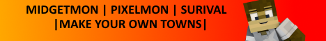 Midgetmon Pixelmon Server! Midgetmon Pixelmon Server!