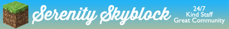 Serenity Skyblock Serenity Skyblock