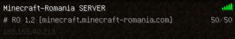 # RO [minecraft.minecraft-romania.com] [ChestShop, PreciousStones, SpamGuard]