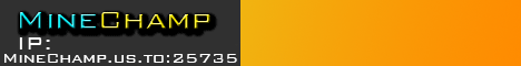 MineChamp: Survival | PvP | Economy | mcMMO | and more! MineChamp: Survival | PvP | Economy | mcMMO | and more!