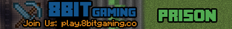 8Bit Gaming [Prison] [Towny] [Skyblock] [Creative]