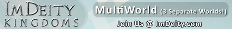 ImDeity: Kingdoms ★★★ [24/7] [Towns] [Creative] [PvP] [DeityWar]