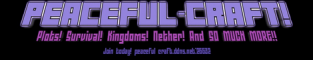 peacefulcraft peacefulcraft