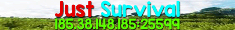 Just Survival | RAIDING | Low Plugins | CLIENT MODS ALLOWED Just Survival | RAIDING | Low Plugins | CLIENT MODS ALLOWED