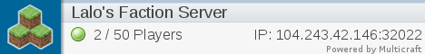 Lalo's Faction Server Lalo's Faction Server