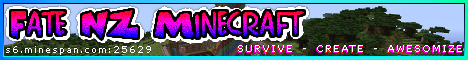 Fate NZ Minecraft Minecraft Server