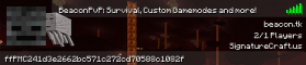 Beacon Network[CustomGamemodes]Survival][24/7]