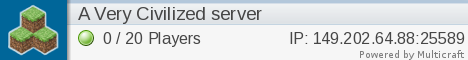 a very civilized server a very civilized server