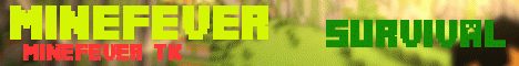 MINEFEVER [SURVIVAL] [ECONOMY] [MCMMO] [JOBS] [RANKS]