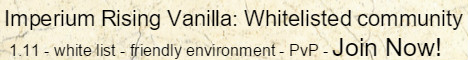 Imperium Rising: Whitelisted Vanilla Imperium Rising: Whitelisted Vanilla