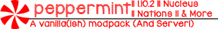 ❄Peppermint❄ NEW Technic Server/Modpack