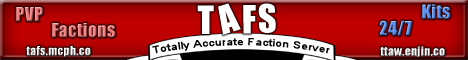 Totally Accurate Faction Server |Brand New | Futuristic | Warps | Unique PvP Faction Experience!
