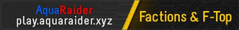 AquaRaider Factions - FREE PAID RANKS AquaRaider Factions - FREE PAID RANKS