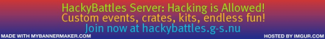 HACKYBATTLES | Hacks are Allowed | Custom World Events | IP: hackybattles.g-s.nu HACKYBATTLES | Hacks are Allowed | Custom World Events | IP: hackybattles.g-s.nu