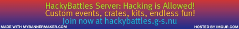 HACKYBATTLES | Hacks are Allowed | Custom World Events | IP: hackybattles.g-s.nu