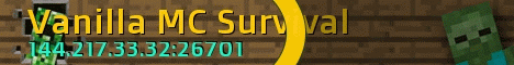 Vanilla MC Server Vanilla MC Server