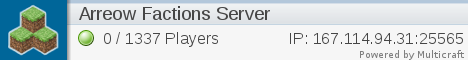 Arreow Factions Server Arreow Factions Server
