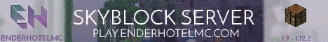 EnderHotelMC Skyblock | FRIENDLY COMMUNITY | QUESTS | EVENTS EnderHotelMC Skyblock | FRIENDLY COMMUNITY | QUESTS | EVENTS