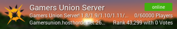 Gamers Union Server Gamers Union Server