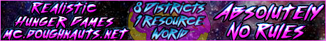 Doughnaut's Survival Games! 8 Districts - 1 shared resource world - Raiding/PvP Allowed! Server Discord and twitch stream!