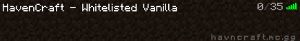 HavenCraft - Vanilla Whitelist
