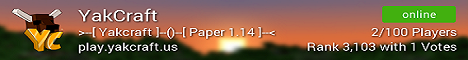 Yakcraft [SURVIVAL] [1.14]