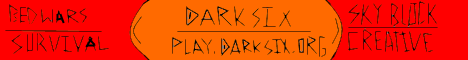 DarkSix[STAFF WANTED!][Skyblock][KitPVP][Survival]